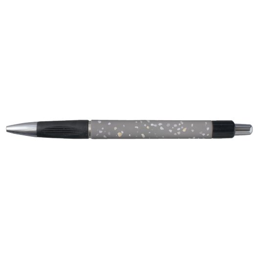 Modern Gray Terrazzo Pen (Voorkant)