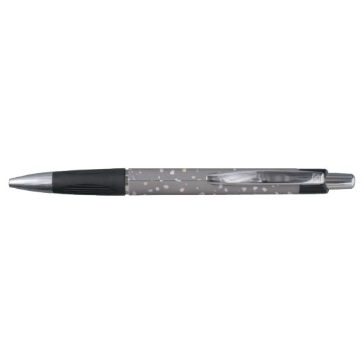 Modern Gray Terrazzo Pen (Achterkant)