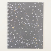Modern Gray Terrazzo Planner (Voorkant)