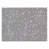 Modern Gray Terrazzo Tafelkleed (Voorkant (Horizontaal))