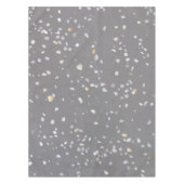 Modern Gray Terrazzo Tafelkleed (Voorkant)
