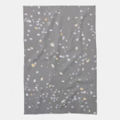 Modern Gray Terrazzo Theedoek (Verticaal)
