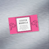 Modern Great Dane Drawing Magnetisch Visitekaartje (Voorbeeld)