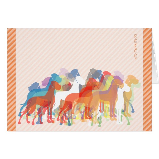 Modern Great Dane Group (Voorkant Horizontaal)