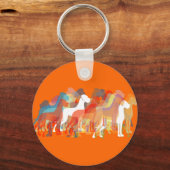 Modern Great Dane Group Sleutelhanger (Voorkant)