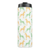 Modern Great Dane-patroon Thermosbeker (Voorkant)