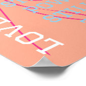 Modern Great Dane Poster green  (Hoek)