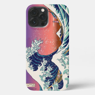 Modern Great Wave Hokusai Pop Art  iPhone 13 Pro Max Hoesje