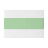 Modern Green and Brown Forest Wedding Uitnodigingen Wikkel (Achterkant Voorbeeld)