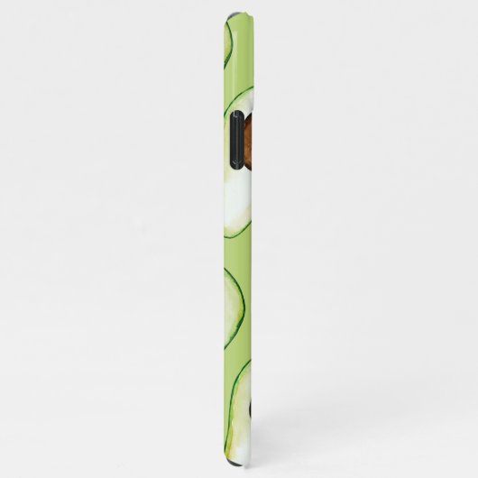 Modern Green Avocado Fun Quote iPhone Hoesje (Rechterkant)