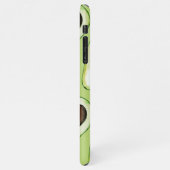 Modern Green Avocado Fun Quote iPhone Hoesje (Linkerkant)