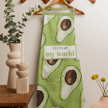 Modern Green Avocado Fun Quote Schort<br><div class="desc">Modern Green Avocado Fun Quote</div>
