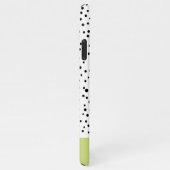 Modern Green Avocado Persoonlijke naam iPhone Hoesje (Rechterkant)