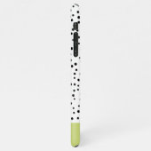 Modern Green Avocado Persoonlijke naam iPhone Hoesje (Linkerkant)