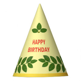 Modern Green Bay verlaat verjaardag Feesthoedjes