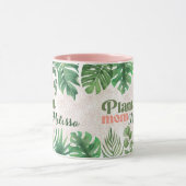 Modern Green Botanical Leaves Plant Mom Mok (Midden)