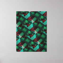 Modern-Green-Brown-very Nice Canvas Afdruk