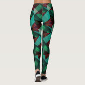 Modern-Green-Brown-very Nice Leggings (Achterkant)