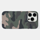 Modern Green Camo Pattern Case-Mate iPhone Case (Achterkant (horizontaal))