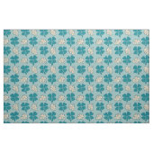 Modern Green Clover Shamrock Drawing Pattern Stof (Yard (91,4 cm))