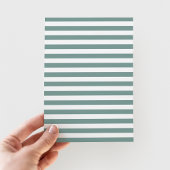 Modern Green Cross Religious Boy Baptisme Kaart