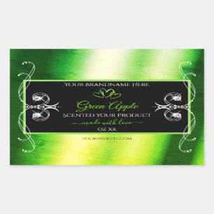 Modern Green Dazzling Product Labels - juwelen zwa