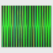 Modern Green Designer Gift Wrap Cadeaupapier (Vlak)