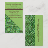 Modern Green Dot Visitekaartje (Voorkant / Achterkant)