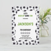 Modern Green Field Sports Thema voor kinderen Kaart (Staand voorkant)