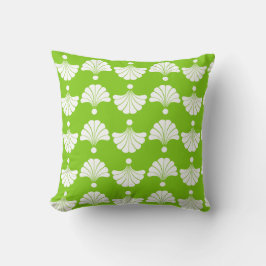 Modern Green Floral Pattern Pillow Kussen