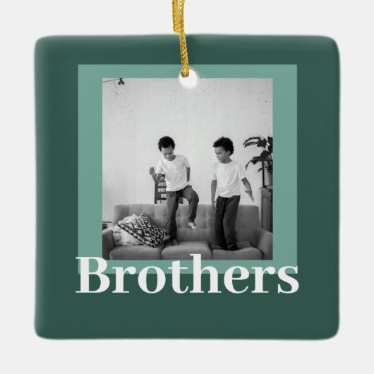 Modern Green | Foto | Broers Gift Keramisch Ornament (Voorkant)