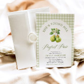 Modern Green Gingham Perfect Pair Vrijgezellenfees Kaart