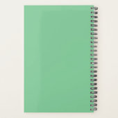 Modern Green Glitter stuurt foto's Collage Daily Planner (Achterkant)