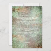 Modern Green Gold Be Our Guest Photo Couple (Achterkant)