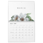 Modern Green & Gold Tropical Kalender (Mar 2027)