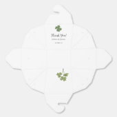 Modern Green Irish Four Leaf Clover Hartelijk dank Bedankdoosjes (Ongevouwen)