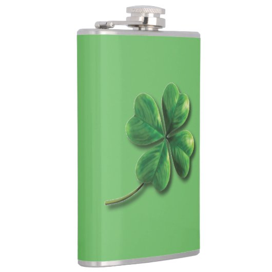 Modern Green Irish Shamrock Heupfles (Rechts)