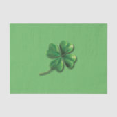 Modern Green Irish Shamrock Tissuepapier (Voorkant)