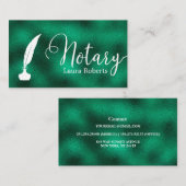 Modern Green Loan Signing Agent Visitekaartje (Voorkant / Achterkant)