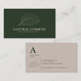 Modern Green Logo Visitekaartje