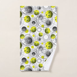 Modern Green Pickelball Sweat Towel Handdoek
