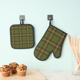 Modern Green Pset Ovenwant & Pannenlap Set