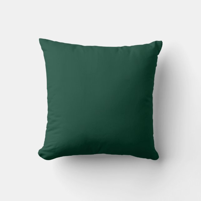 Modern  Green, Solid ,Throw Pillow Kussen (Voorkant)