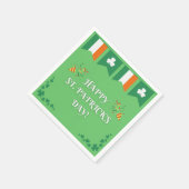 Modern Green St. Patrick's Day Servet (Hoek)