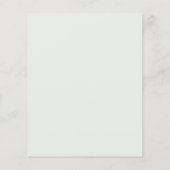 Modern Green Stripes Elegant Budget Wedding Invite Flyer (Achterkant)