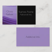 Modern Green Stripes Visitekaartje 3 (Voorkant / Achterkant)