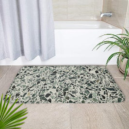 Modern Green Terrazzo Badmat