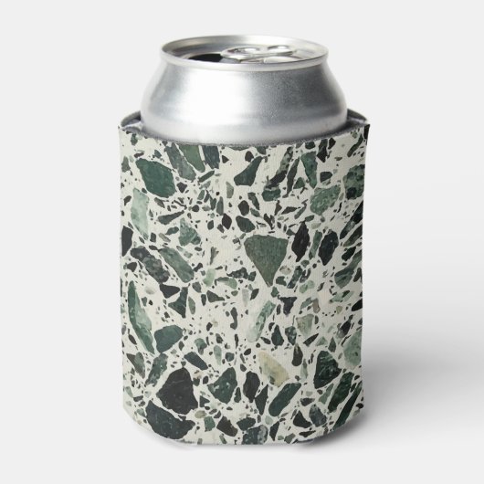 Modern Green Terrazzo Blikjeskoeler (Blikje Voorkant)