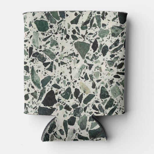 Modern Green Terrazzo Blikjeskoeler (Voorkant)