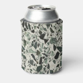 Modern Green Terrazzo Blikjeskoeler (Blikje Achterkant)